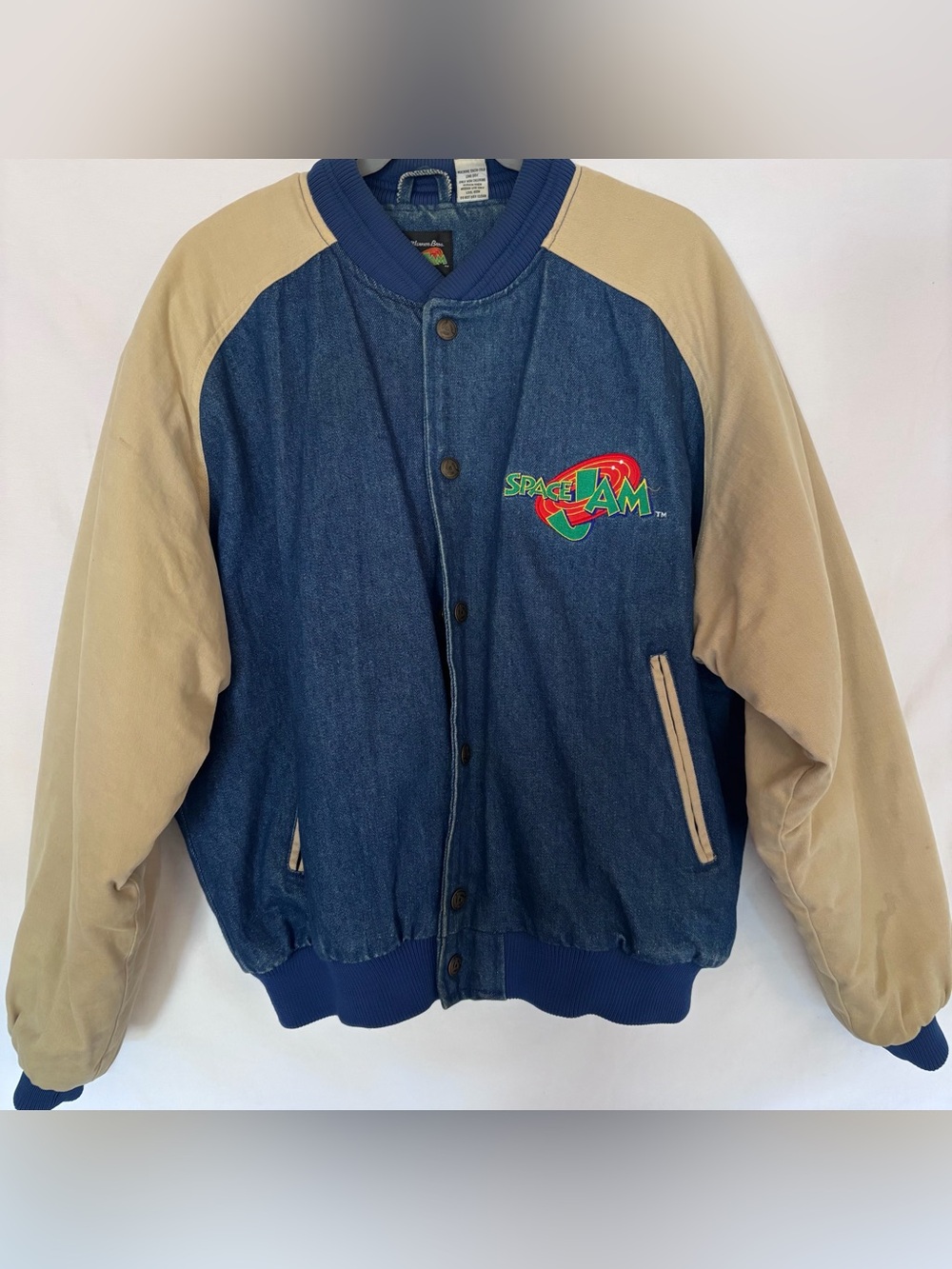 ✨ VINTAGE Space Jam Tune Squad Varsity Jacket ✨